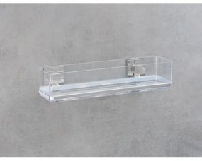 WENKO 22685100-Poliță VACUUM-LOC QUADRO ED 38,5x14,5 cm argintiu/lucios. crom