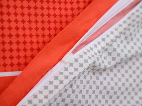 Lenjerie de pat din bumbac Renforce TABITA rosie Dimensiune lenjerie de pat: 2 buc 80 x 80 cm | 200 x 220 cm