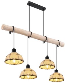 Lustră pe cablu Globo 15442-4H REX 4xE27/60W/230V