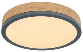 Plafoniera LED cu aspect lemn design slim DORO 30cm, 12W