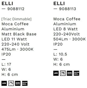 Aplica LED de perete design minimalist ELLI