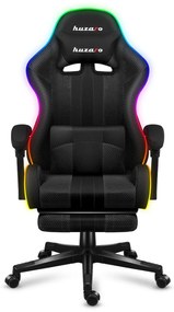Fotoliu gaming Fusion 4.7 (negru + multicolor) (cu iluminat LED). 1087479