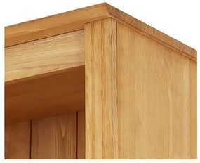 Bibliotecă în culoare naturală din lemn de pin 370x223 cm Anita – Støraa