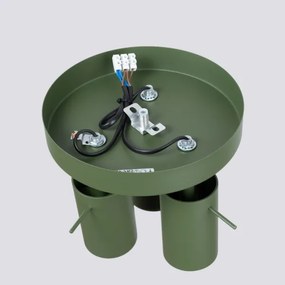 Spot Sollux SL.1503 RING 3xGU10/10W/230V verde