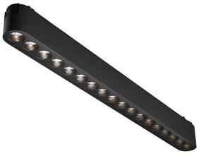 Modul LED, accesoriu pentru sina magnetica Radity, Points negru 16W 4000K