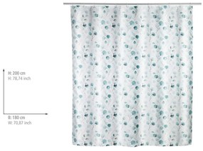 Perdea de duș Wenko Pioppo, verde