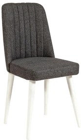 Scaun de dining gri antracit din catifea Stormi Sandalye – Kalune Design