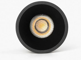 Spot LED incastrabil TULIPA Black recessed downlight 7W 15° 2700K CRI90 triac