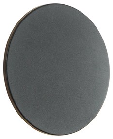 Lampă de perete pentru exterior neagră, cu LED inclus, IP54 - Soleil