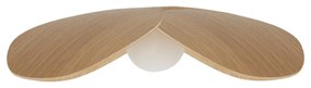 Abajur în culoare naturală din lemn masiv de stejar ø 28 cm Forget Me Not – UMAGE