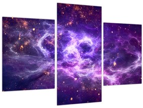 Tablou - Universul violet (90x60 cm)