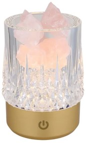 Lampă LED RGB tactilă reîncărcabilă dimabilă de masă Globo 21044 LIZZY LED/1W/5V 1200 mAh auriu