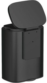 Wenko Coș de gunoi de perete Sare 5 l, negru