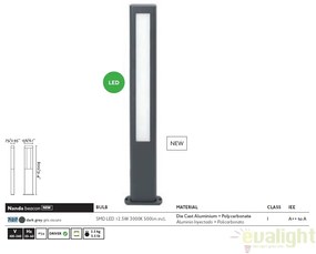 STALP LED ILUMINAT EXTERIOR NANDA H50cm 71217