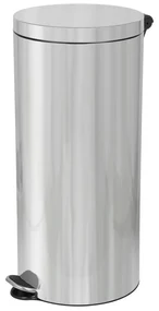 Alda Coș de gunoi cu pedală Soft Close FreedomFresh 30 l, oțel inoxidabil lucios, 30 l