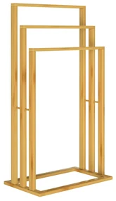 Casaria Suport de prosoape de bambus RUBBY, 40x24x82cm, maro