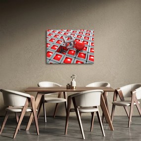 Tablou - Abstract metalic 3D (70x50 cm)