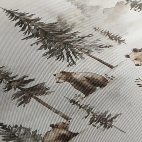 Tablou - Pădure cu Urși (90x60 cm)