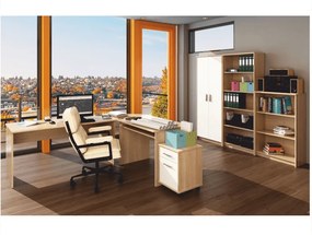 Dulap biblioraft, stejar sonoma, JOHAN 2 NEW 04