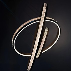 Lustra LED suspendata design circular CAMELIA 40+60+80 3-STEP DIMM