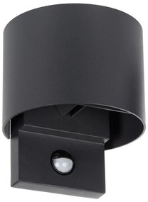 Kanlux 28995 - Aplica de perete LED REKA pentru exterior, cu senzor, LED/7W/230V, IP54, antracit
