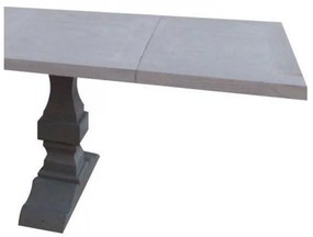 Masa dining, natur, din lemn masiv de pin, cu extensie, L180 cm, Jeanne