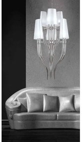 Azzardo AZ0173 - Lustră pe lanț DIABLO 12xE14/11W/230V alb