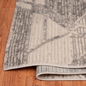 Covor, Motto 4482, 160x230 cm, Gri / Bej / Maro