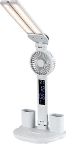 Rabalux 74030 - Lampă de birou LED dimabilă cu ventilator NOVILO LED/7W/5V