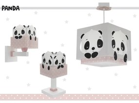 Lampă pentru copii PANDA 1xE14/40W/230V roz Dalber 63161S
