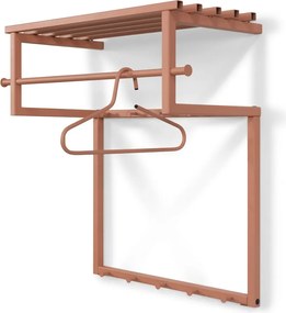 Cuier de perete somon cu raft din metal 76 cm Rizzoli – Spinder Design