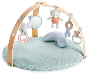 Pătură de joacă pentru bebeluși LOAMY verde-mentă/gri Ingenuity