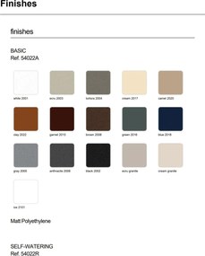 Ghiveci de flori / Jardiniera plante design decorativ modern pentru amenajari interioare si exterioare, FAZ PLANTER 54022R Vondom