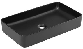 COMAD UM-6275 SLIM 60 BLACK DP - Lavoar SLIM 61x34 cm negru mat pe blat