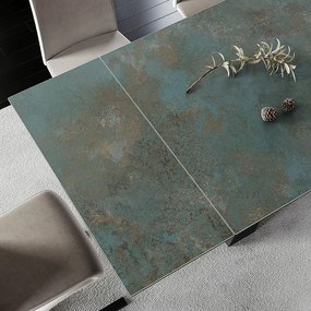 Masa de bucaterie Salvadore II, 160 x 90 cm, turcoaz