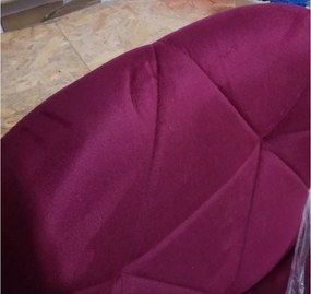 Promotie Scaun de birou visiniu AVOLA VELVET Calitatea II