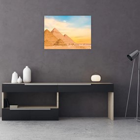 Tablou cu piramidele din Egipt (70x50 cm)
