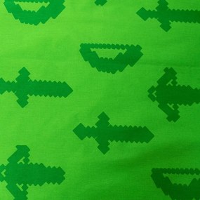 Lenjerie de pat pentru copii din bumbac pentru pat de o persoană 140x200 cm Minecraft – Jerry Fabrics