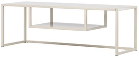 Masuta TV din metal RIVERSIDE 120x40cm, bej