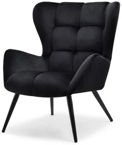 Fotoliu Kikino (negru). Promo -25%. 1110122