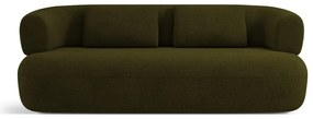 Canapea verde cu tapițerie din țesătură bouclé 178 cm Jenny – Micadoni Home