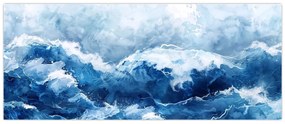 Tablou - Ilustrație a mării (120x50 cm)