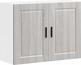 vidaXL Dulap de bucatarie "Porto" din lemn prelucrat Sonoma gri