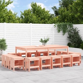 3157732 vidaXL Set mobilier pentru grădină, 17 piese, lemn masiv douglas