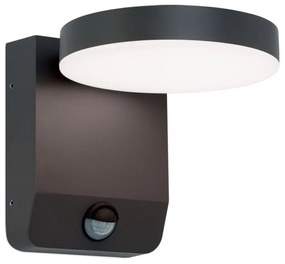 Aplica LED de exterior cu senzor de miscare IP54 HENDRYK antracit