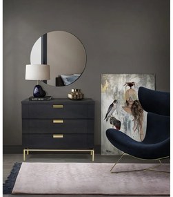 Servantă Woodman Pimlico, 75 x 91 cm, negru