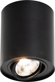 Set de 4 spoturi moderne negre reglabile AR70 - Rondoo Up