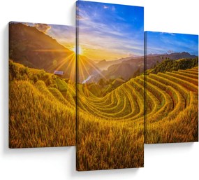 Tablou - Terasele de orez din Vietnam (90x60 cm)