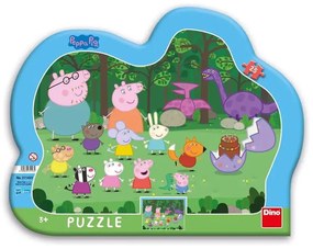 PUZZLE CU RAMA - PEPPA PIG (25 PIESE) - DINO (311435)