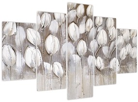 Tablou - Lalele structurate (150x105 cm)